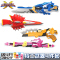 展高JUMPGO正版迷你特工队X二代系列S2弗特X武器炫能枪炫能刀8906黄金版