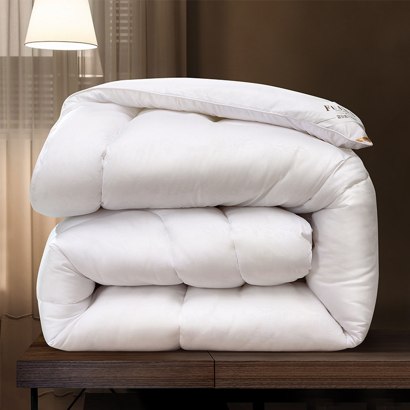 富安娜(fuanna) 被子冬天被芯厚冬被 单双人褥子盖被 保暖磨毛面料 舒