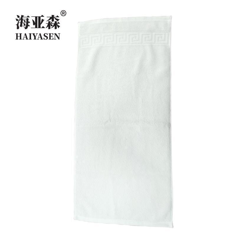 海亚森阿瓦提长绒棉轻柔抹布两用单条装(白色)34*72cm 100g (计价单位:条)TK-1028高清大图