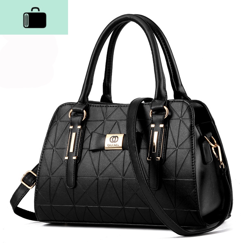 女士包包2020新款时尚手提包中年女包妈妈包韩版单肩包百搭斜挎包NEWLAKE高清大图