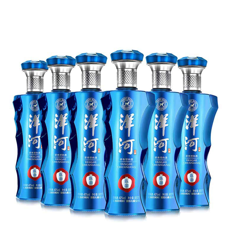 洋河 陈酿 42度 500ml*6 整箱装 浓香型白酒
