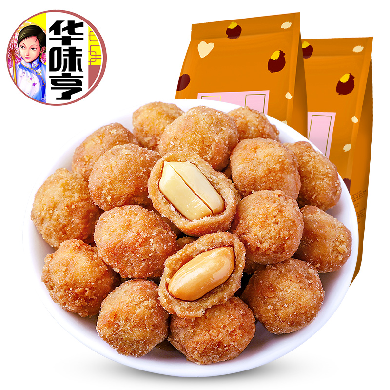 华味亨多味花生208g香酥花生豆花生米花生粒坚果炒货休闲零食品参数