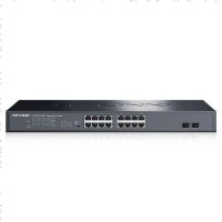 TP-LINK TL-SG1218PE 16口千兆POE网络交换机网线供电48V无线AP监控摄像电脑办公tplink