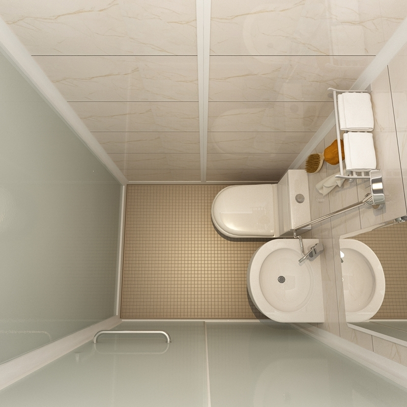 整体淋浴房整体卫生间家用一体式古达沐浴房简易洗澡间移动玻璃浴室间