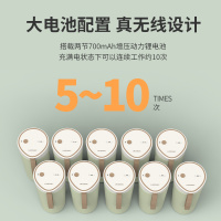 利仁(liven)榨汁机家用迷你水果汁杯原汁机电动无线充电便携式果汁机榨汁机双层不锈钢K-11A