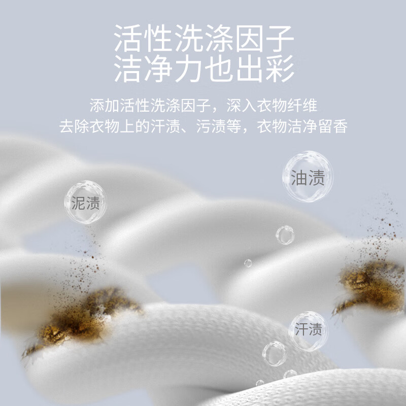 植护新升级香水洗衣液樱花香4斤/瓶装低泡深层洁净无磷配方高清大图