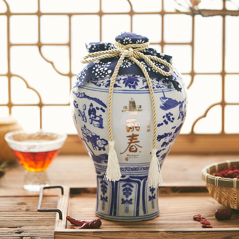 塔牌绍兴黄酒正宗丽春酒2.5L礼盒装特型半甜黄酒手工冬酿糯米黄酒