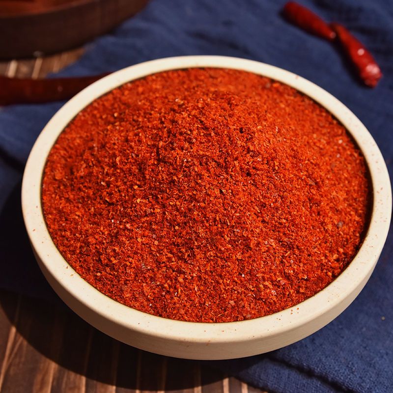 五斤辣椒面批发粗粉特辣香辣超辣微辣巨辣变态辣魔鬼椒烧烤调味料中粗
