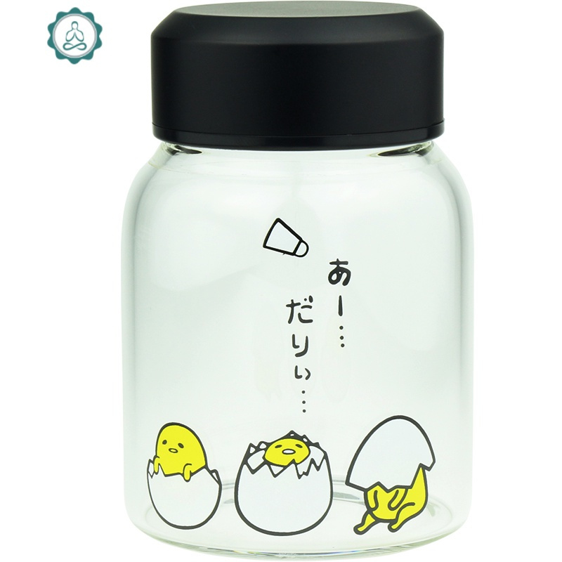 创意可爱便携迷你小巧水杯女学生韩国清新透明带玻璃杯