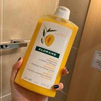 法国klorane蔻萝兰/康如芒果洗发水无硅油修护柔顺改善毛躁400ml