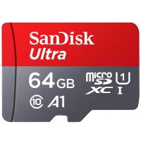 闪迪(SanDisk)TF卡64G 手机内存卡读120MB/s CLASS10存储卡Micro SD卡(不支持华为手机)