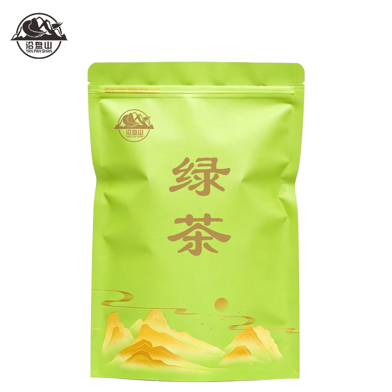 沿盘山 绿茶 毛尖 一级 100g 袋高清大图