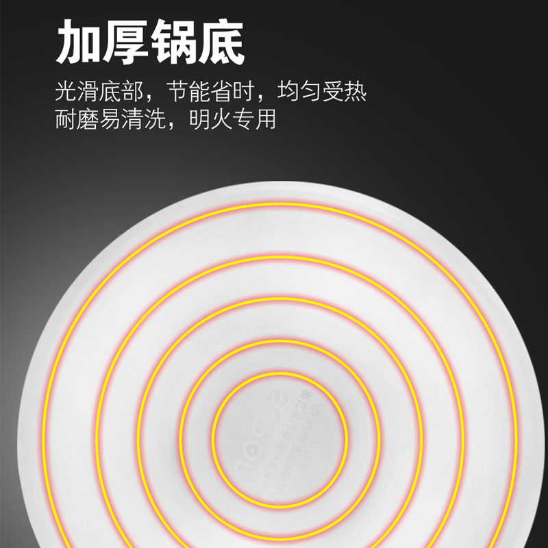 苏泊尔(SUPOR)好帮手高压锅铝合金压力锅家用带蒸格煤气灶燃气灶专用20cm明火专用YL209H2 送硅胶/小麦汤勺高清大图