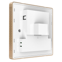 TP-LINK TL-A1202I-PoE香槟金 AC1200双频86型PoE供电面板式入墙式无线AP酒店宿舍无线接入点