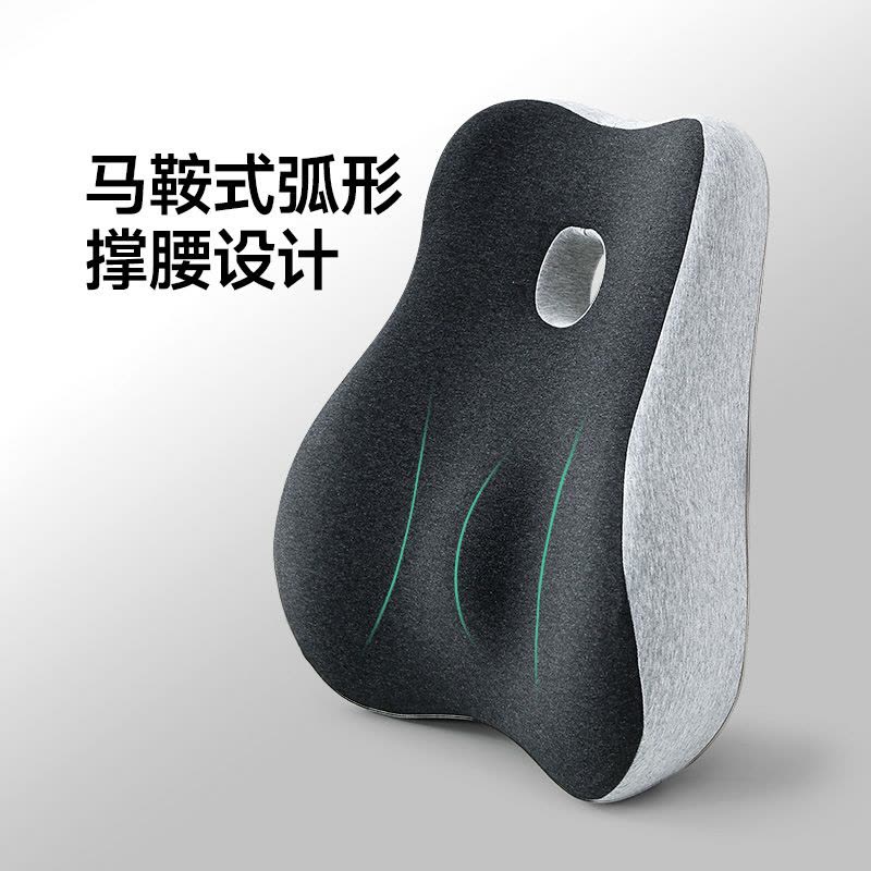 最生活枕头靠枕人体工学腰垫椅子汽车腰靠腰托腰椎呵护办公室Z-8810图片