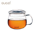 果兹(GUOZI) 园趣花茶杯 GZ-S13 办公居家旅行随身 单个价 透明色