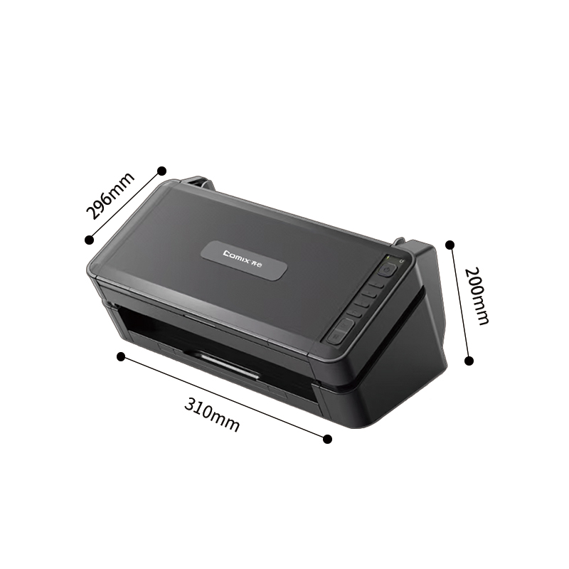 齐心(COMIX)QX1026国产扫描仪 高速馈纸式高清彩色双面自动进纸A4幅面26ppm/52ipm高清大图