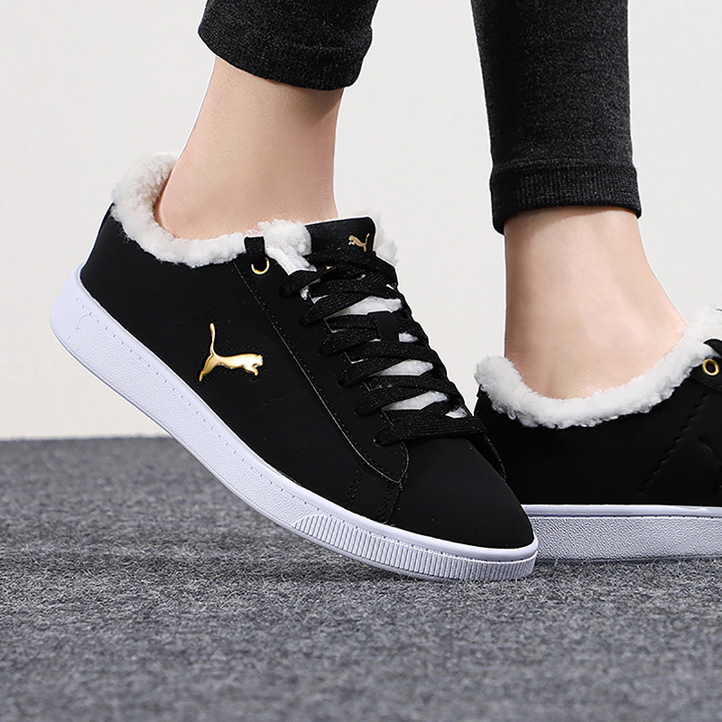 Puma 彪马Vikky v2 Cat Teddy女子运动休闲板鞋381090-01