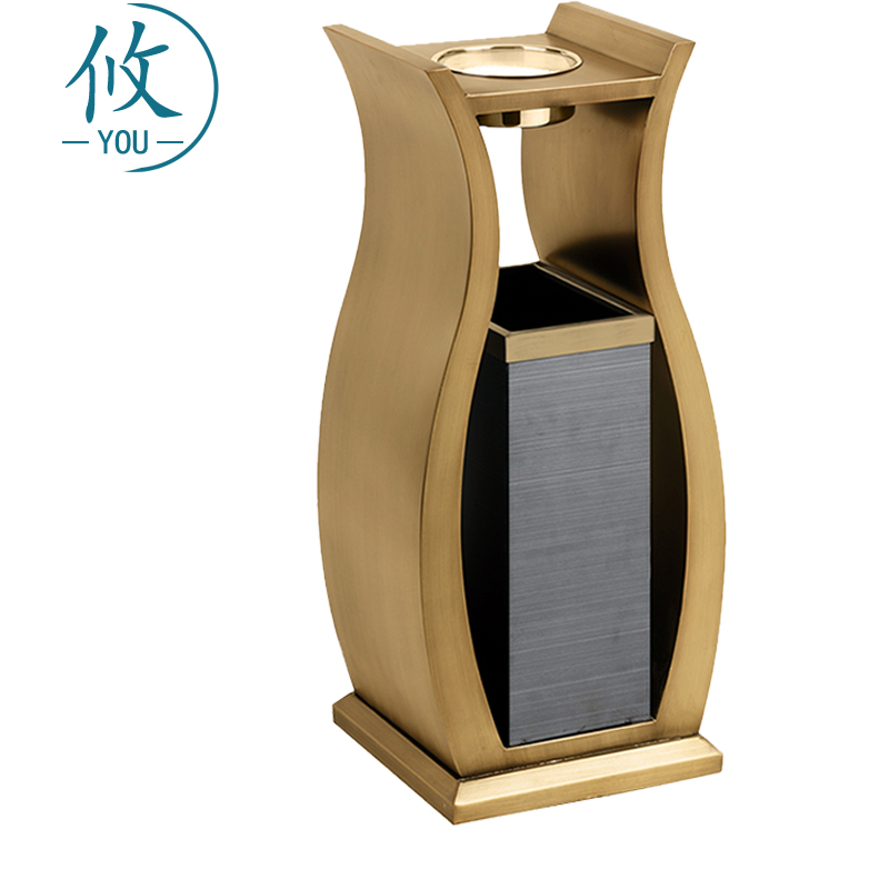 攸 金色垃圾桶 15L 个高清大图