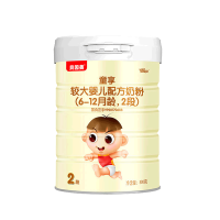 【20年6月左右产】贝因美冠军宝贝童享特选较大婴儿配方奶粉2段800g 罐装