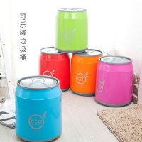 桌面垃圾桶家用有盖卫生间客厅厨房卧室可乐可爱创意小收纳桶家用生活日用简约清洁用品清洁工具