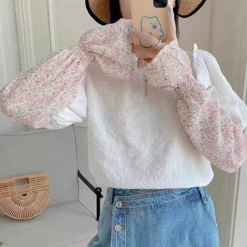 宽松冰丝袖套防晒冰袖女ins网红夏季护臂套袖子开车骑车手套百搭莎丞图片
