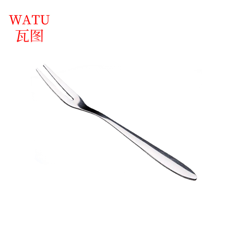 瓦图 304不锈钢叉子 13.5*0.9cm 5个装/套高清大图