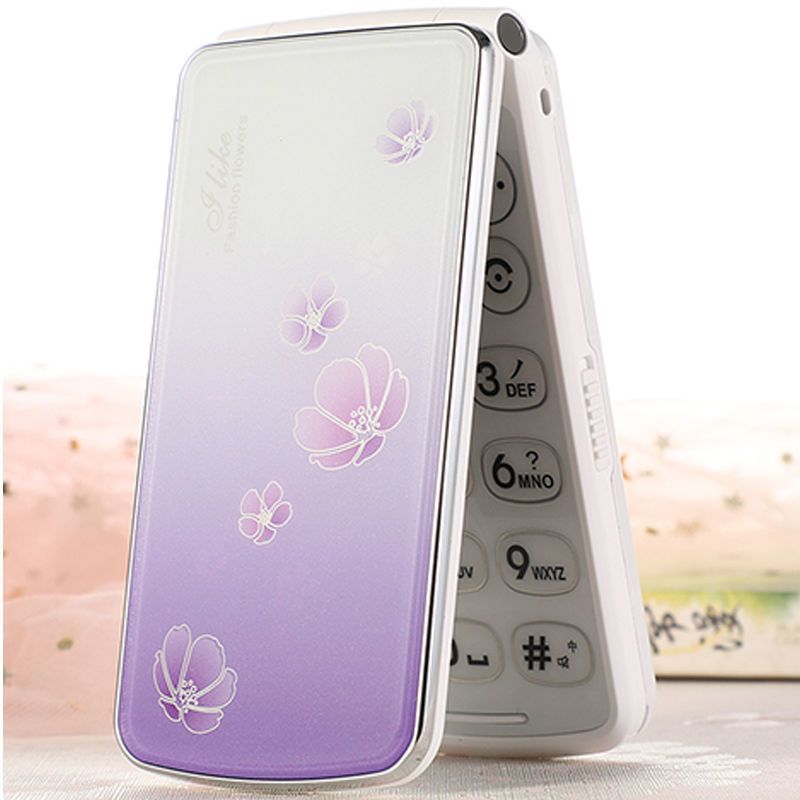 移动联通版女士翻盖老人手机大声大字大屏女款电信天翼cdma老年机电信