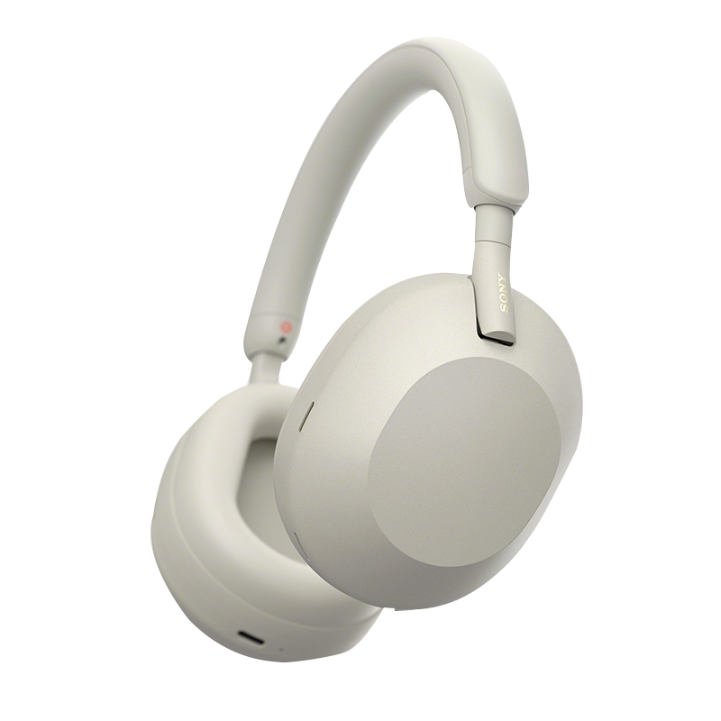 索尼(SONY) WH-1000XM5 铂金银色 头戴式无线蓝牙降噪耳机 AI智能降噪XM4升级版