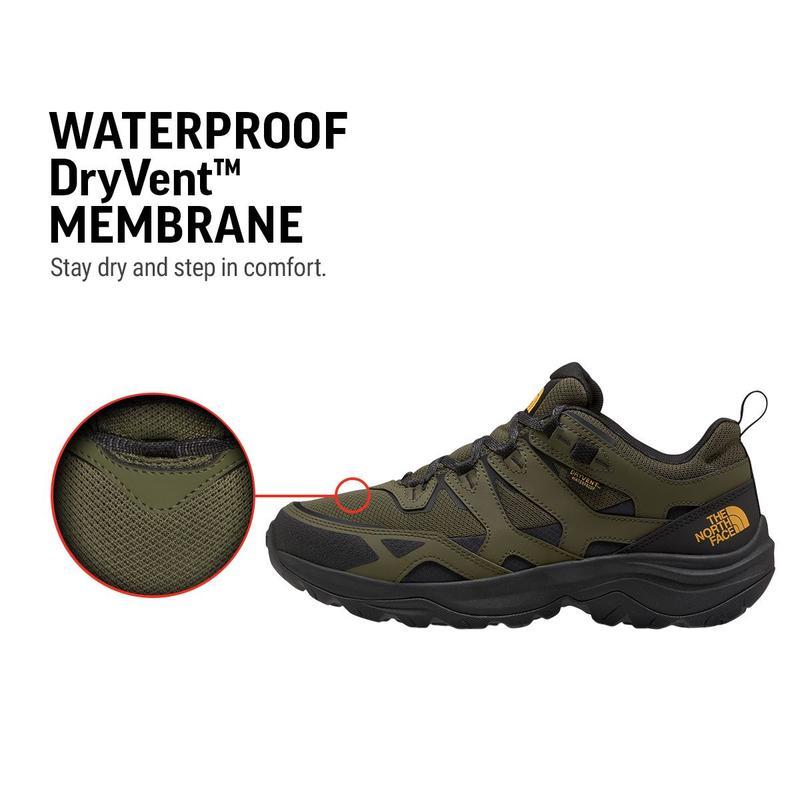 北面(The North Face)男款防水徒步登山鞋舒适缓震防滑耐磨中帮户