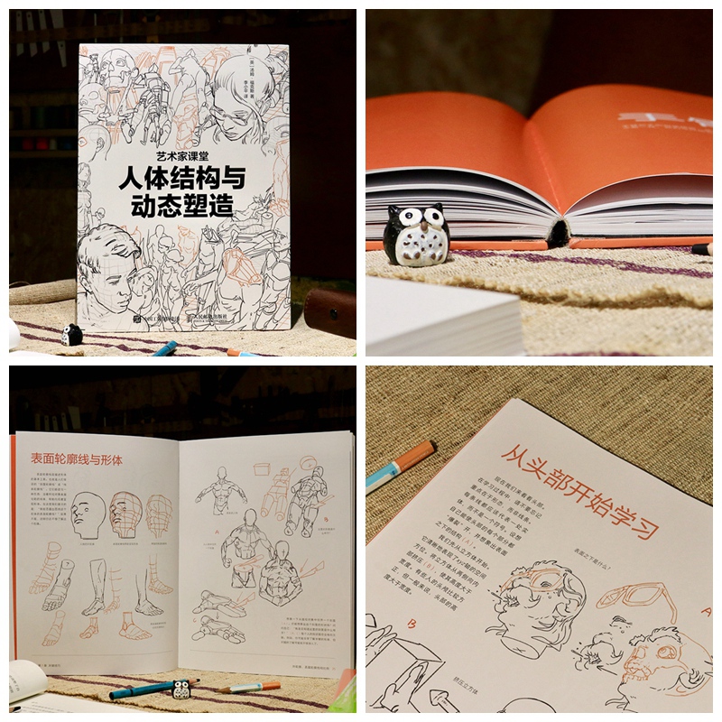 人体结构与动态塑造[正版]出版社人体结构与动态塑造艺术家课堂汤姆