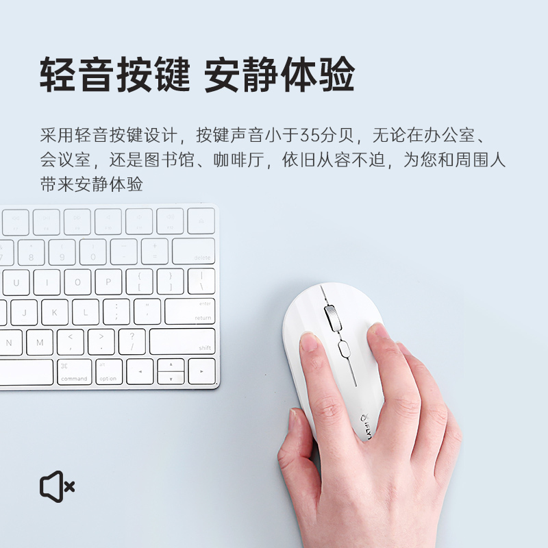 科大讯飞无线蓝牙鼠标M110 办公鼠标 无线外设 轻薄便携 多彩小巧 轻音按键 智能语音输入打字翻译 石墨黑