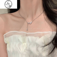 JiMi锆石星星流苏项链女ins小众设计高级感轻奢百搭气质锁骨链颈链潮