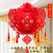 无纺布绣球灯笼|2021刺绣春节灯笼元旦新年喜庆中秋挂饰春节装饰用品大红灯笼diy