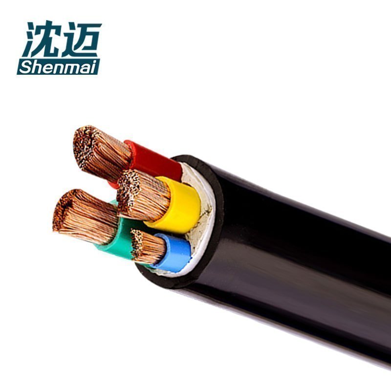 沈迈 铜芯通用软电缆 ZR-RVVZ-0.6/1KV-3*4+1*2.5平方/米