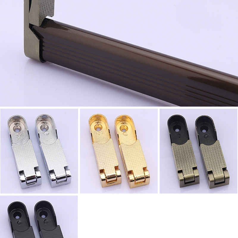 古达衣柜挂衣杆固定配件柜子内横杆衣橱里面晾衣杆转角衣架杆子法兰座