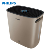 飞利浦(Philips)蒸发式加湿器4L大容量 5挡风速触摸式纳米无雾加湿净化一体机 HU5931/00