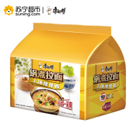 康师傅 锅煮拉面上汤排骨面 五连包袋装泡面