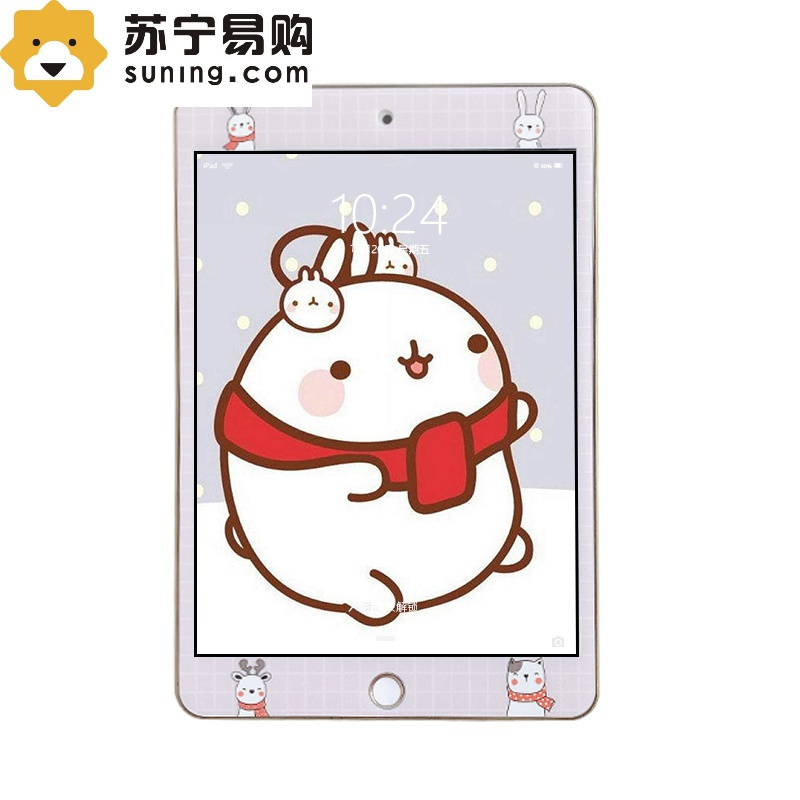 陌筱原创卡通2020新款ipad87钢化膜2018苹果mini5原装玻璃air432全屏