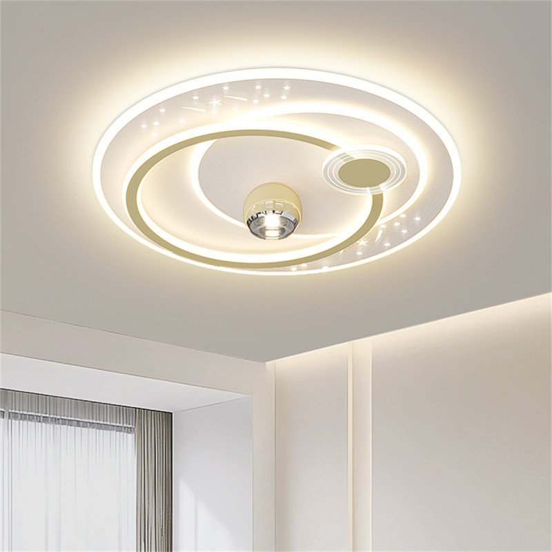 顾家照明LED吸顶灯现代简约客厅灯轻奢餐厅灯卧室灯广东中山灯具套餐