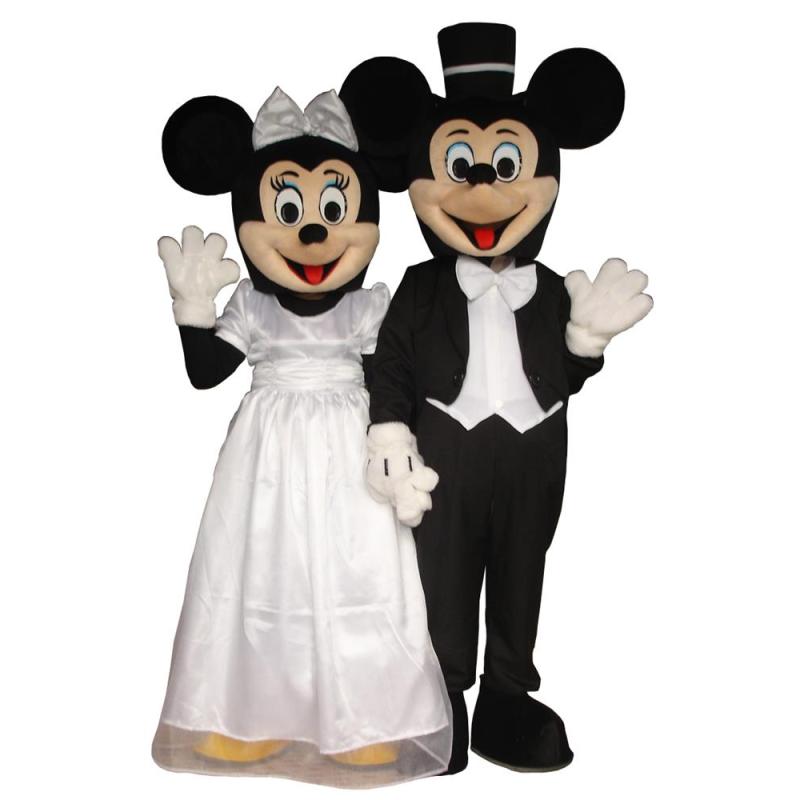 人偶服装定制卡通米老鼠米妮玩偶衣服行走人偶服女米妮