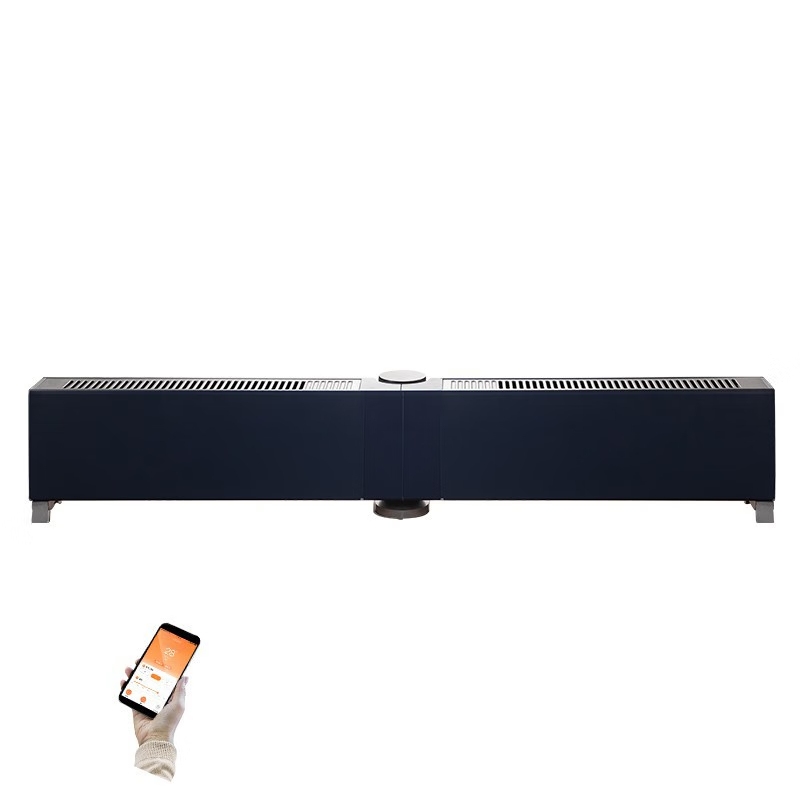 美的(Midea) 1.27米可折叠石墨烯取暖器/电暖器/电暖气家用/WIFI智能/移动地暖/踢脚线 HDW22EVA