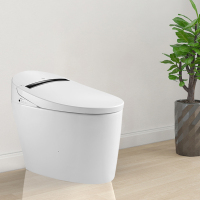 海尔(Haier)卫玺H1-4013智能马桶一体机节水虹吸坐便器全自动即热式无水箱烘干马桶洁身器遥控防电墙(400坑距)