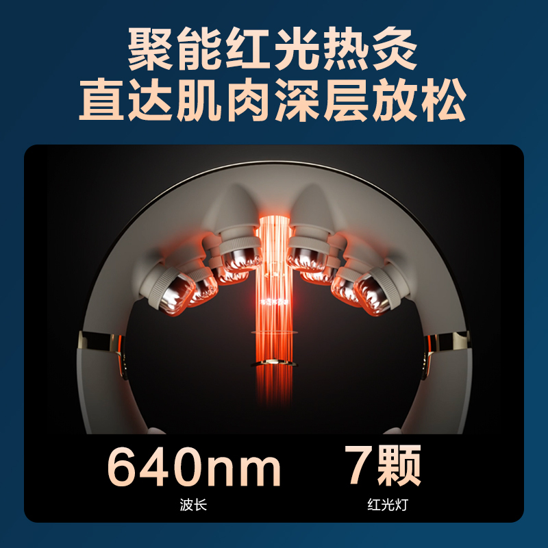 SKG 颈部按摩仪-G7系列2代豪华款米金色高清大图