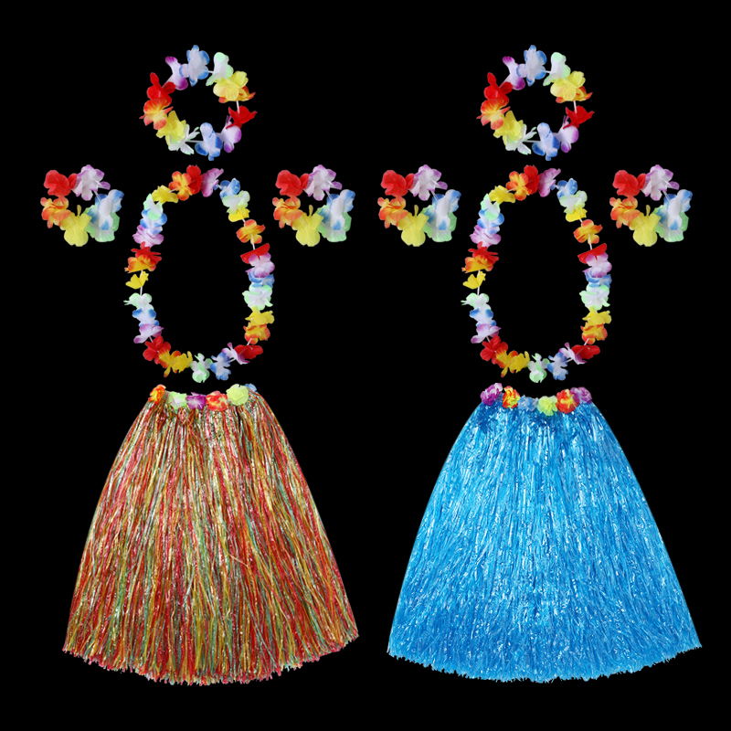 草裙舞演出服儿童草裙舞服装儿童幼儿园夏威夷草裙舞舞服装成人