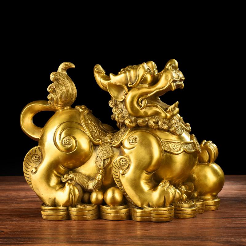 美帮汇皮休貔貅 客厅家居家装饰品乔迁礼品铜高清大图