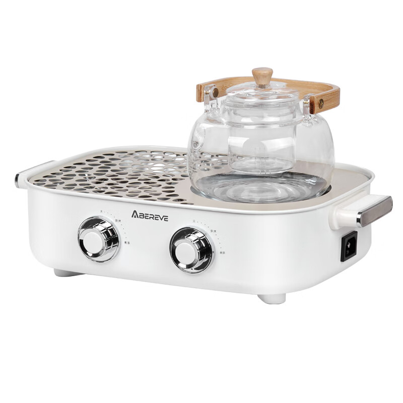 艾贝丽 多功能围炉煮茶器 ABL-WL808 乳白色高清大图