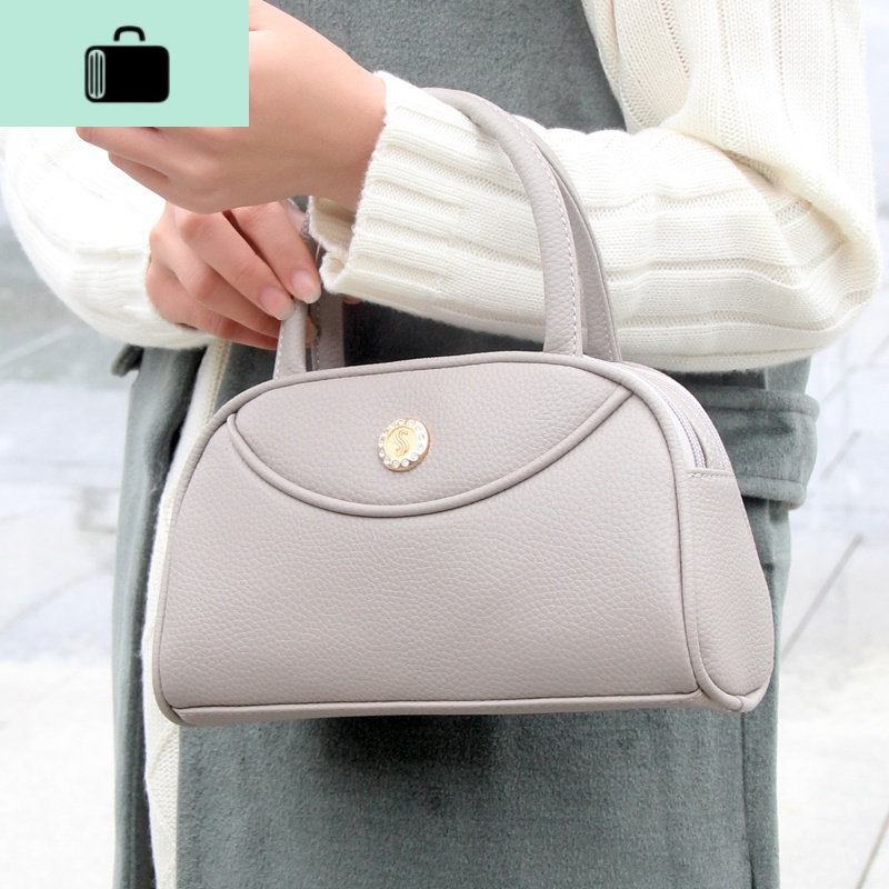 新款时尚中年女包妈妈买菜包手提包双拉链零钱包大屏手机包小拎包NEWLAKE高清大图