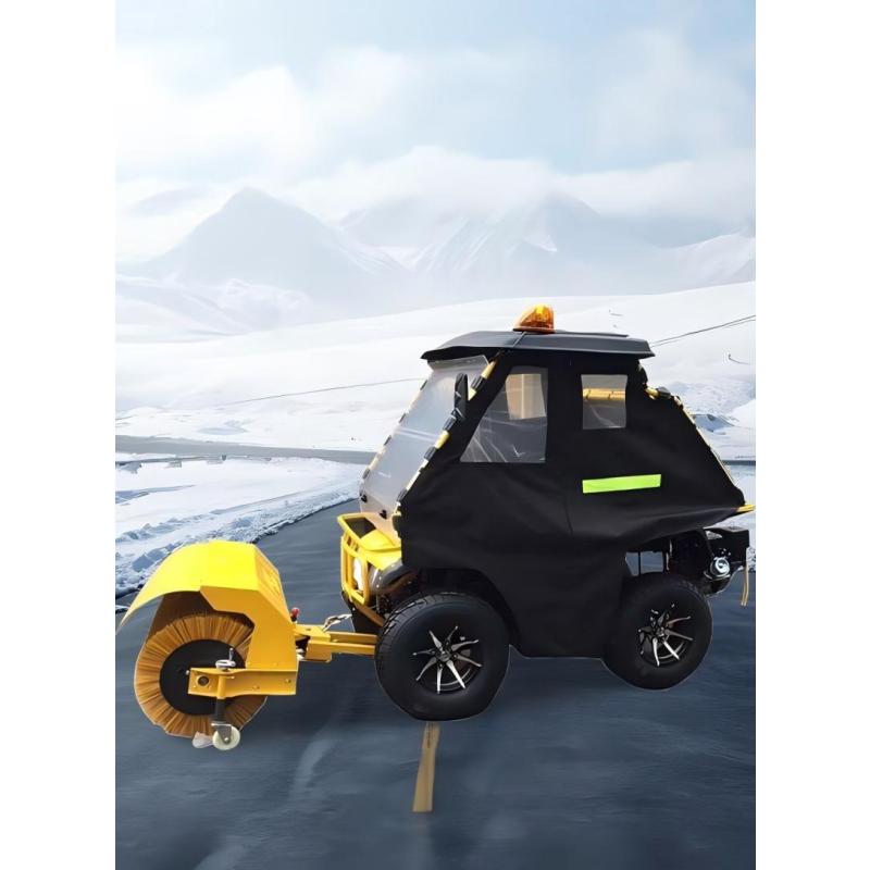 博赫尔(POHIR)驾驶式扫雪机大型燃油道路扫雪机工厂物业市政除雪机扫抛铲户外清雪车PHR-13D柴油款 1.3米滚刷