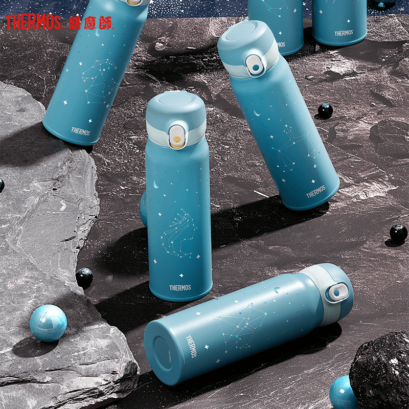 膳魔师(THERMOS)保温杯TCMC-550星座杯三代316L不锈钢十二星座550ml情侣保温保冷大容量便携家用/通用
